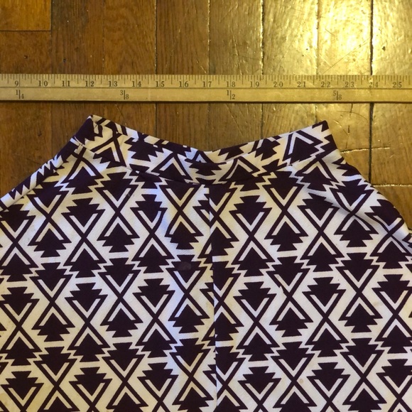 XS Dark Purple Skater Girl Skirt - Picture 6 of 6